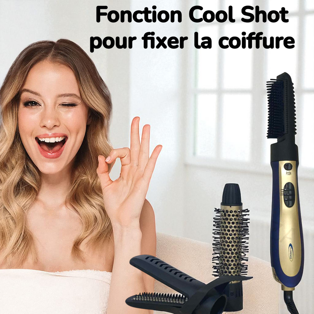 Box 1 : Coffret Cheveux 12 en 1 Florence AG535-S12 - 2200Watts