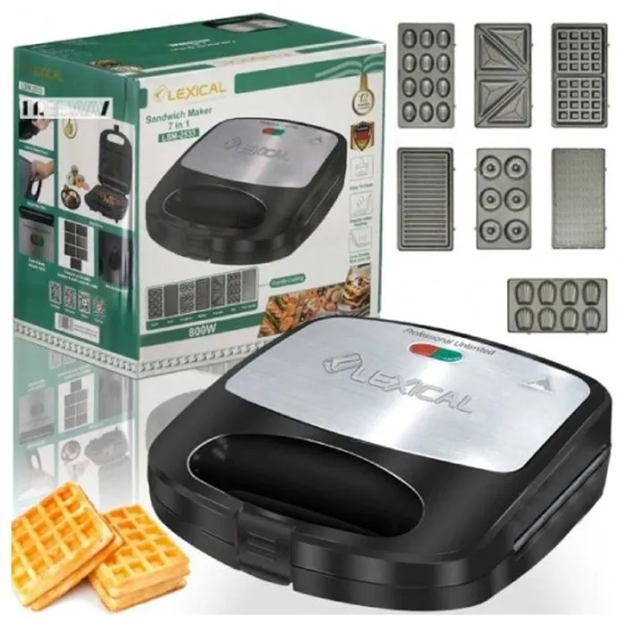 Appareil à Panini LEXICAL 7EN1 LSM-2533 - 800 Watts