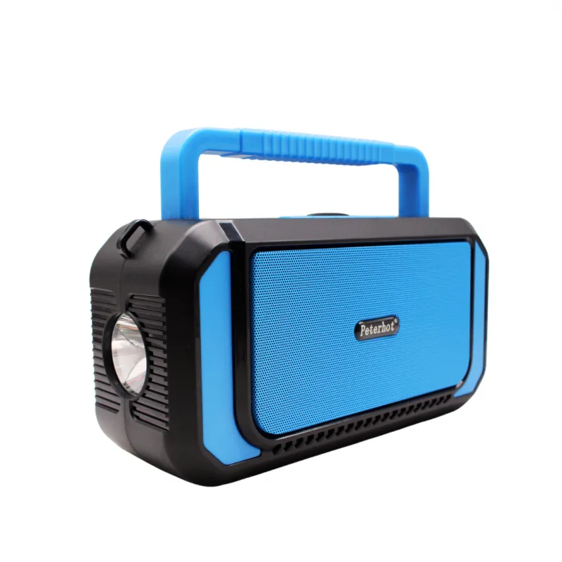 Haut Parleur Radio Bluetooth Sans FIL Rechargeable Avec Lampe torche