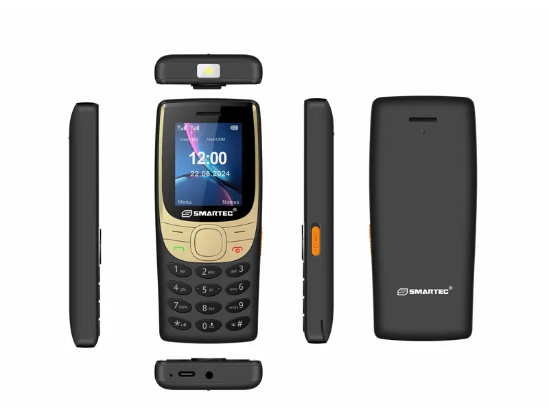 Téléphone Portable GSM Smartec V1 – Double SIM, Radio FM, Torche