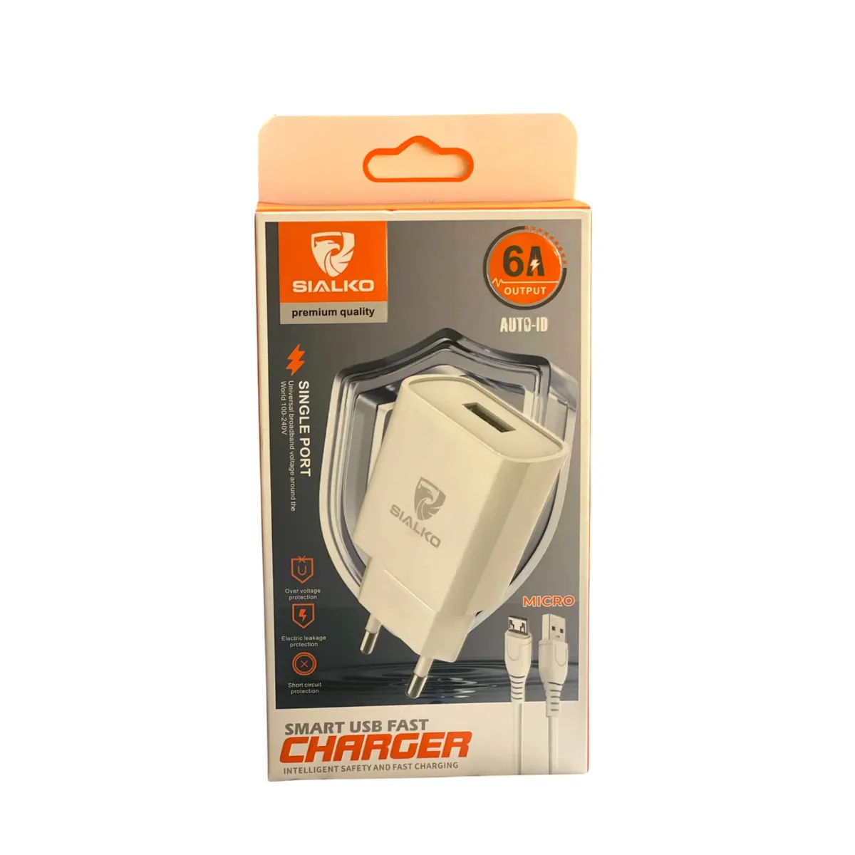 Chargeur USB rapide intelligent Sialko AUTO-ID-micro