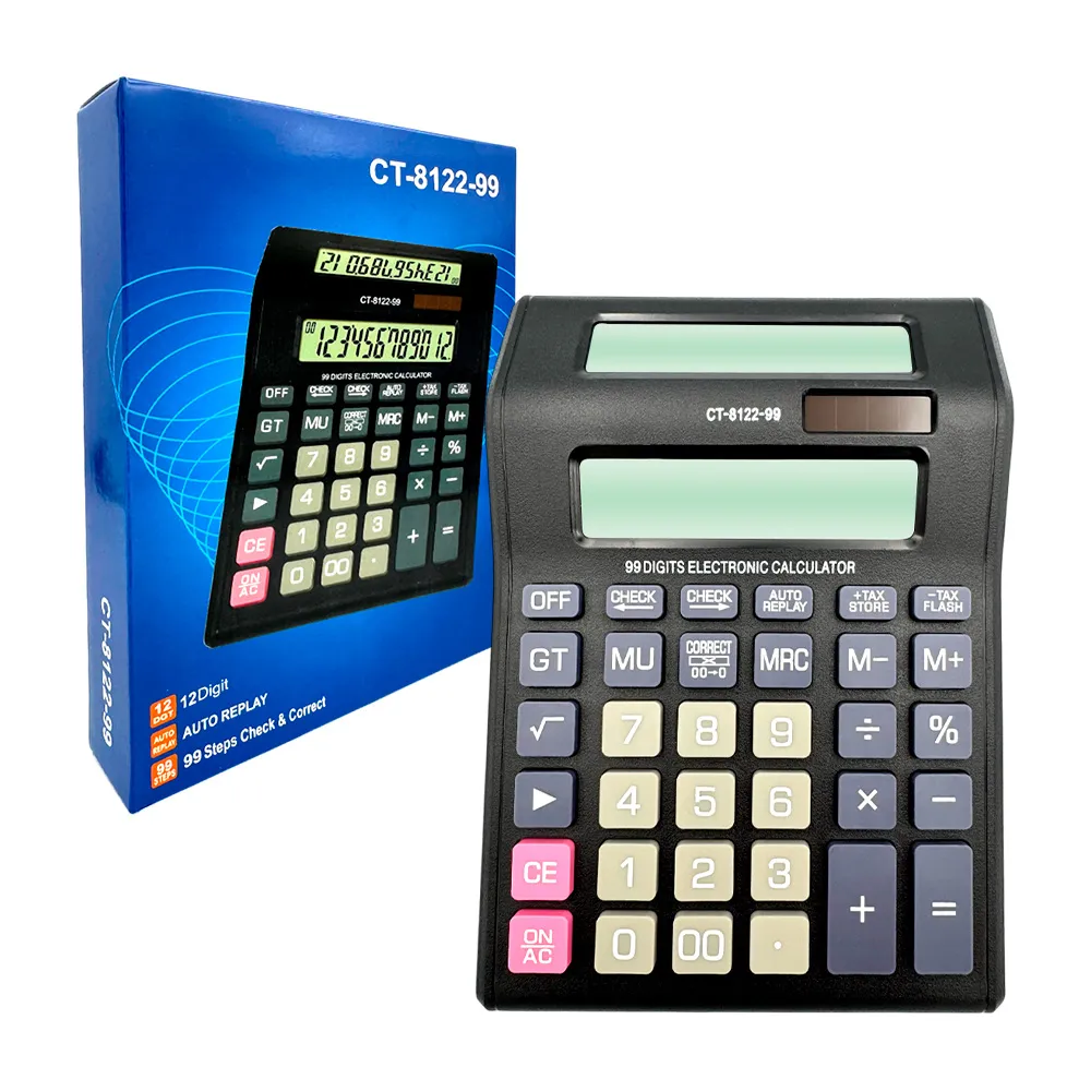 calculatrice électronique à 12 chiffres, fonctions variées  CT-8122-99