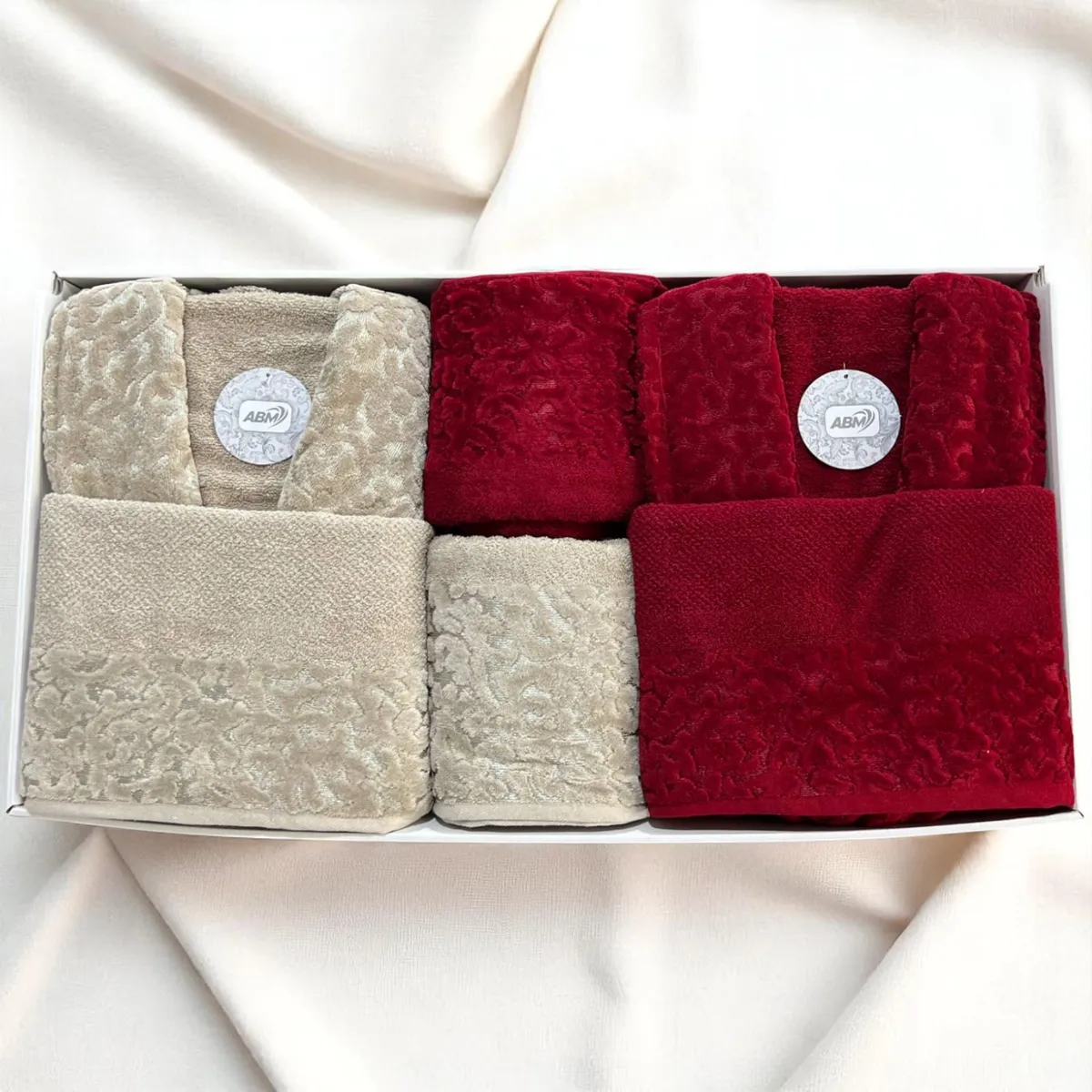 Cap de bain Homme et Femme  6 Piéces Velour ABM