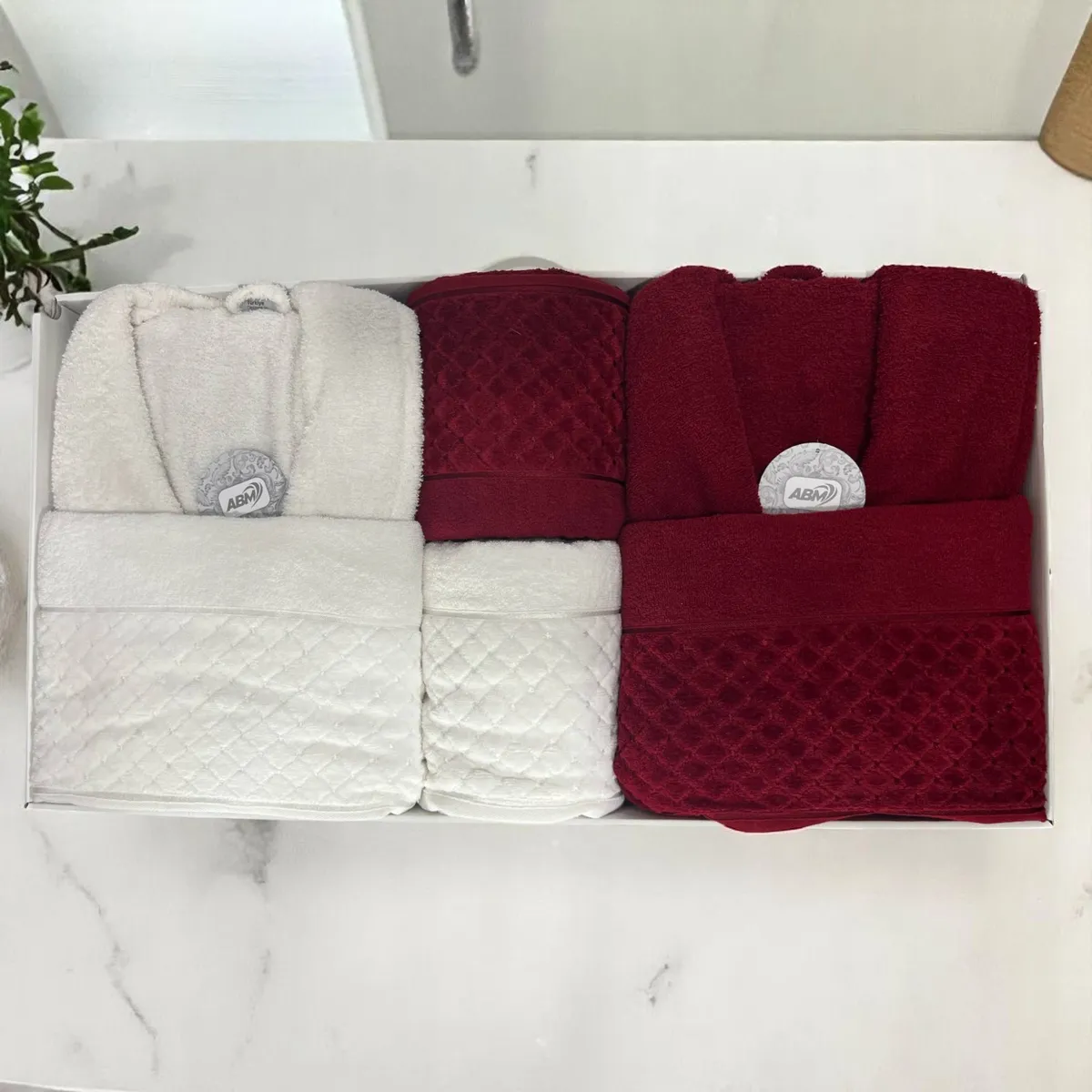 Cap de bain Homme et Femme  6 Piéces Velour ABM