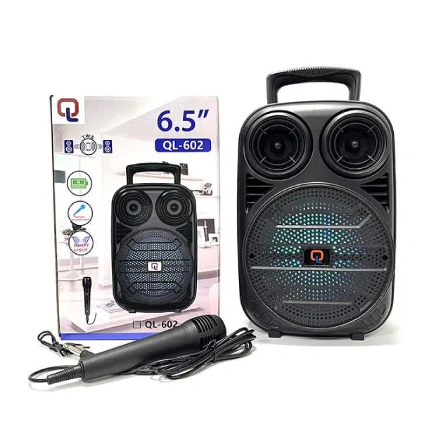 Haut-Parleur Bluetooth Portable 6.5″ 80W PMPO QL-602